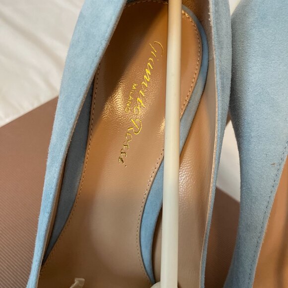 Gianvito Rossi 105mm suede pumps size 39 NEW - Picture 13 of 16
